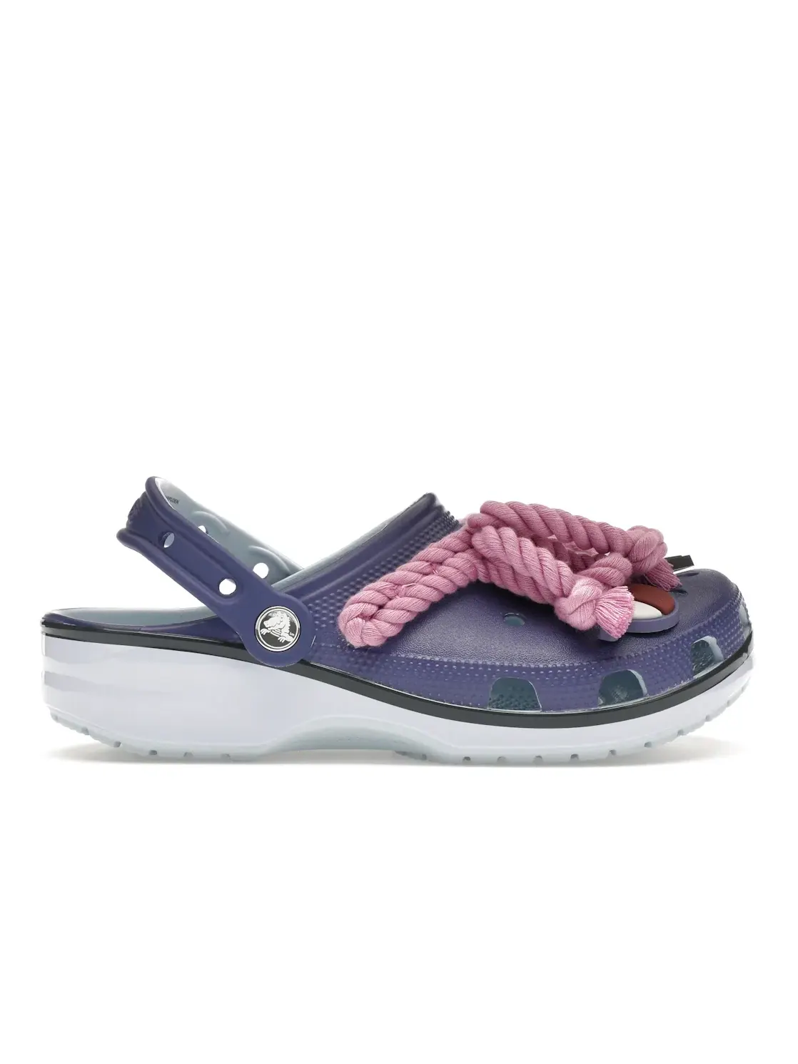 Мужские сабо с принтом Crocs Classic Clog Naruto Sasuke Crocs — изображение 1 из 4, синий/фиолетовый