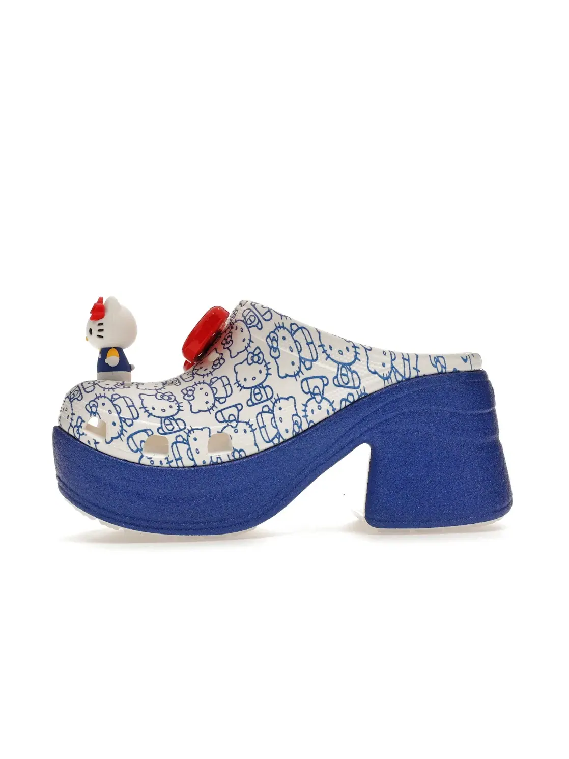 Мужские сабо Crocs Siren Clog Crocs — изображение 3 из 4, белый/синий