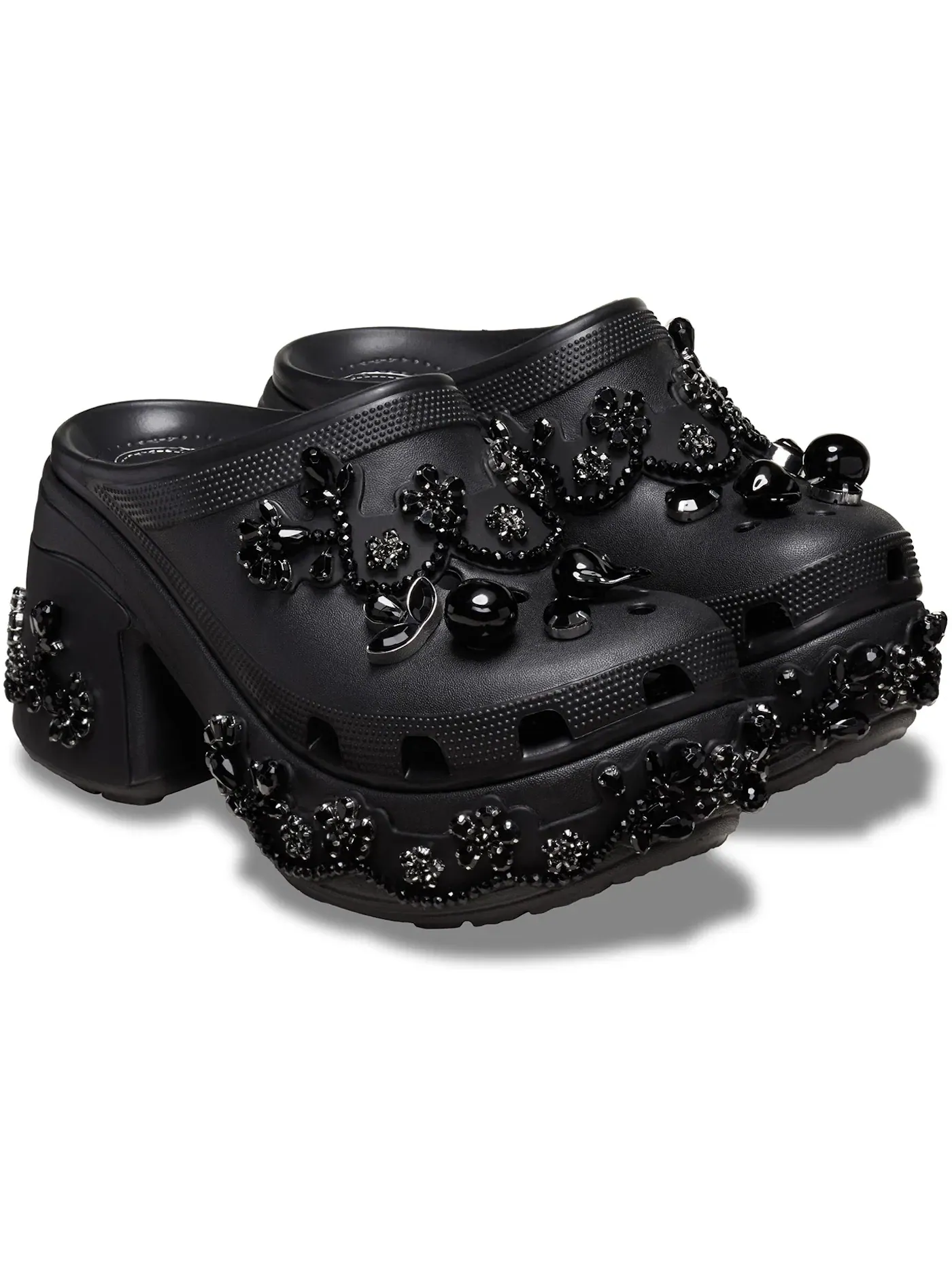 Мужские сабо с платформой Crocs Siren Clog — изображение 2 из 3, черный