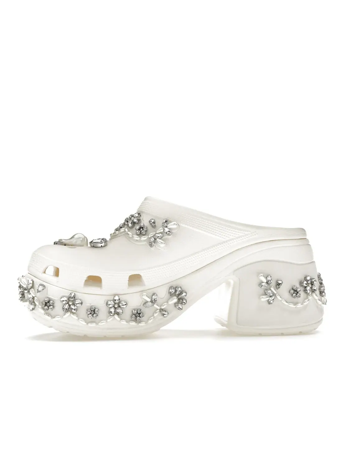 Мужские сабо с платформой Crocs Siren Clog — изображение 3 из 4, мел