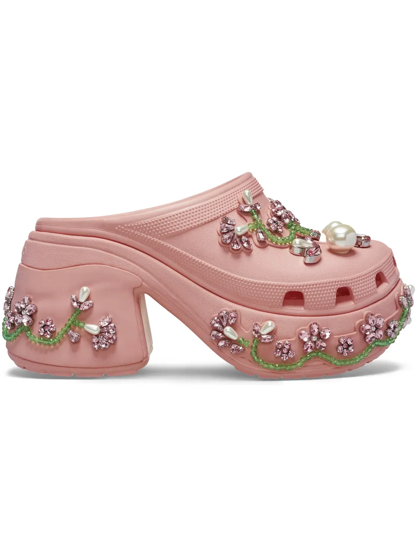 Мужские сабо Siren Clog Crocs — изображение 1 из 2, розовый