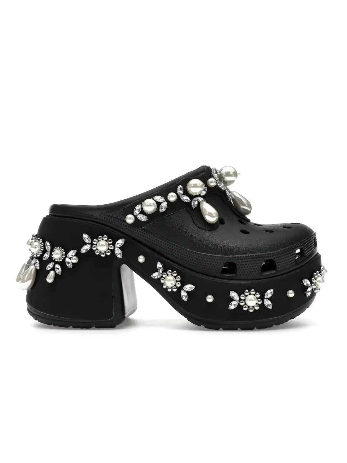Унисекс сабо-клоги с шипами Crocs Siren Clog Crocs — изображение 1 из 4, черный
