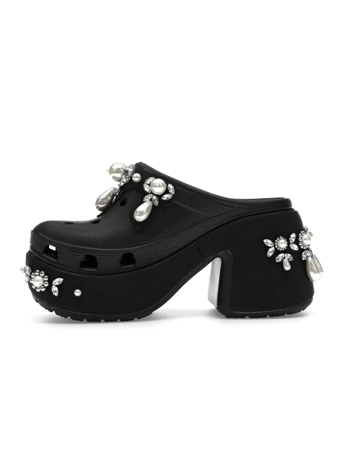 Унисекс сабо-клоги с шипами Crocs Siren Clog Crocs — изображение 3 из 4, черный