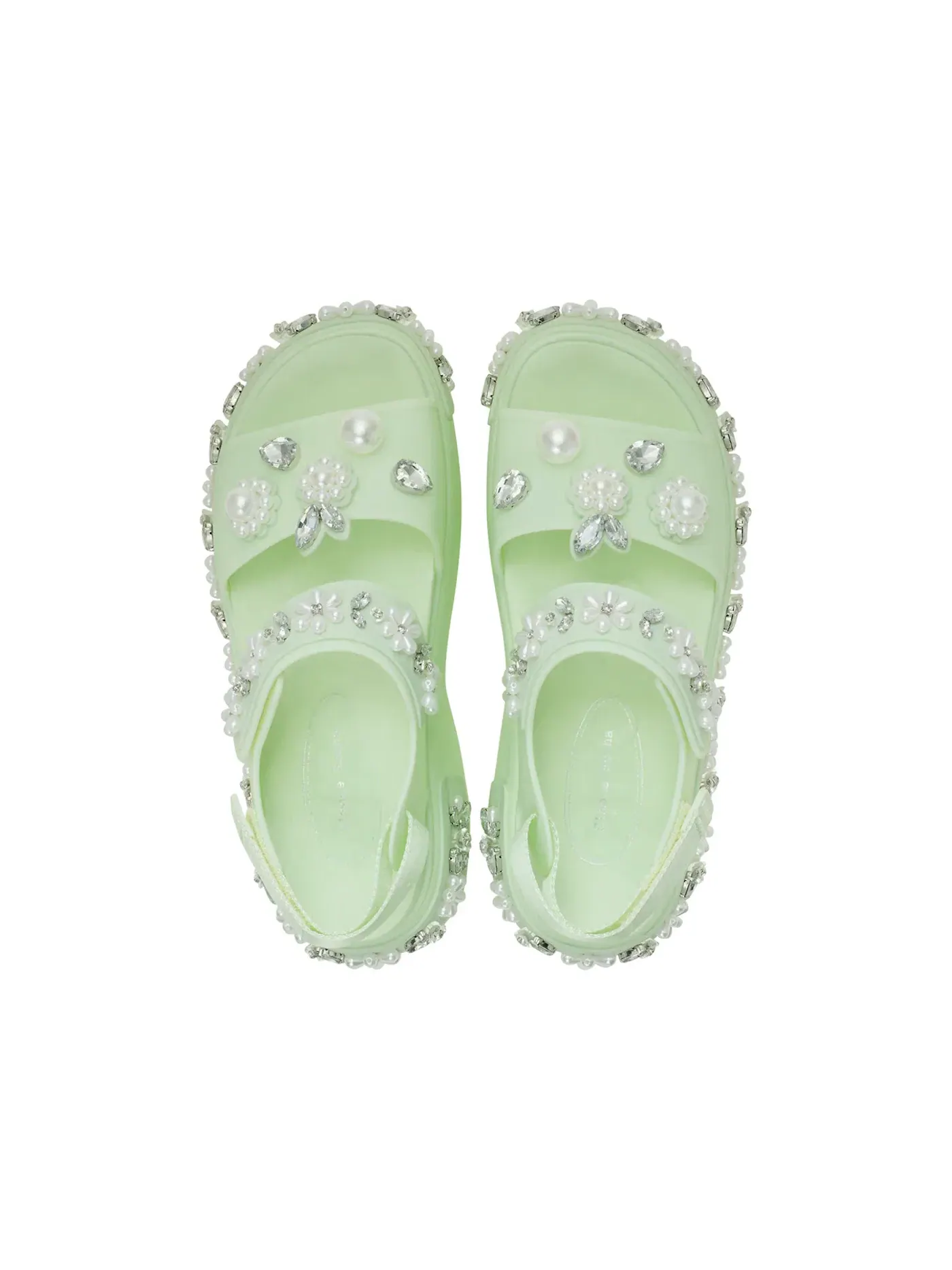 Женские сандалии с ремешком Crocs Soho Sandal — изображение 2 из 2, зеленый