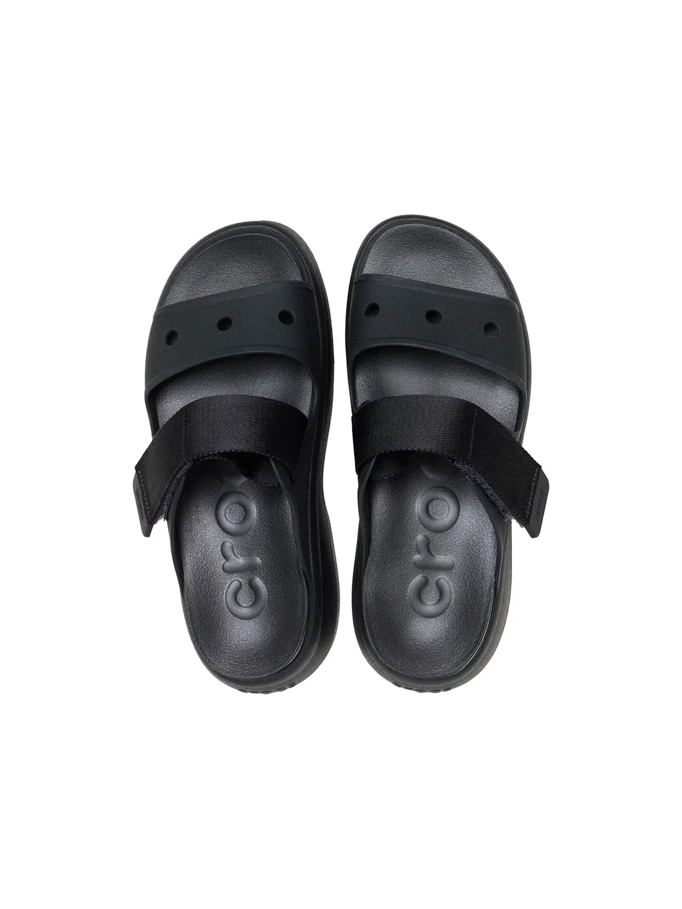 Женские сандалии с двумя ремешками Crocs Soho — изображение 2 из 2, черный
