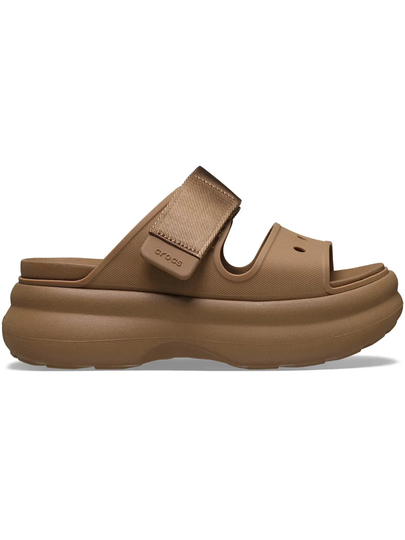 Женские сандалии с двумя ремешками Soho Two Strap Sandal Crocs — изображение 1 из 2, сепия