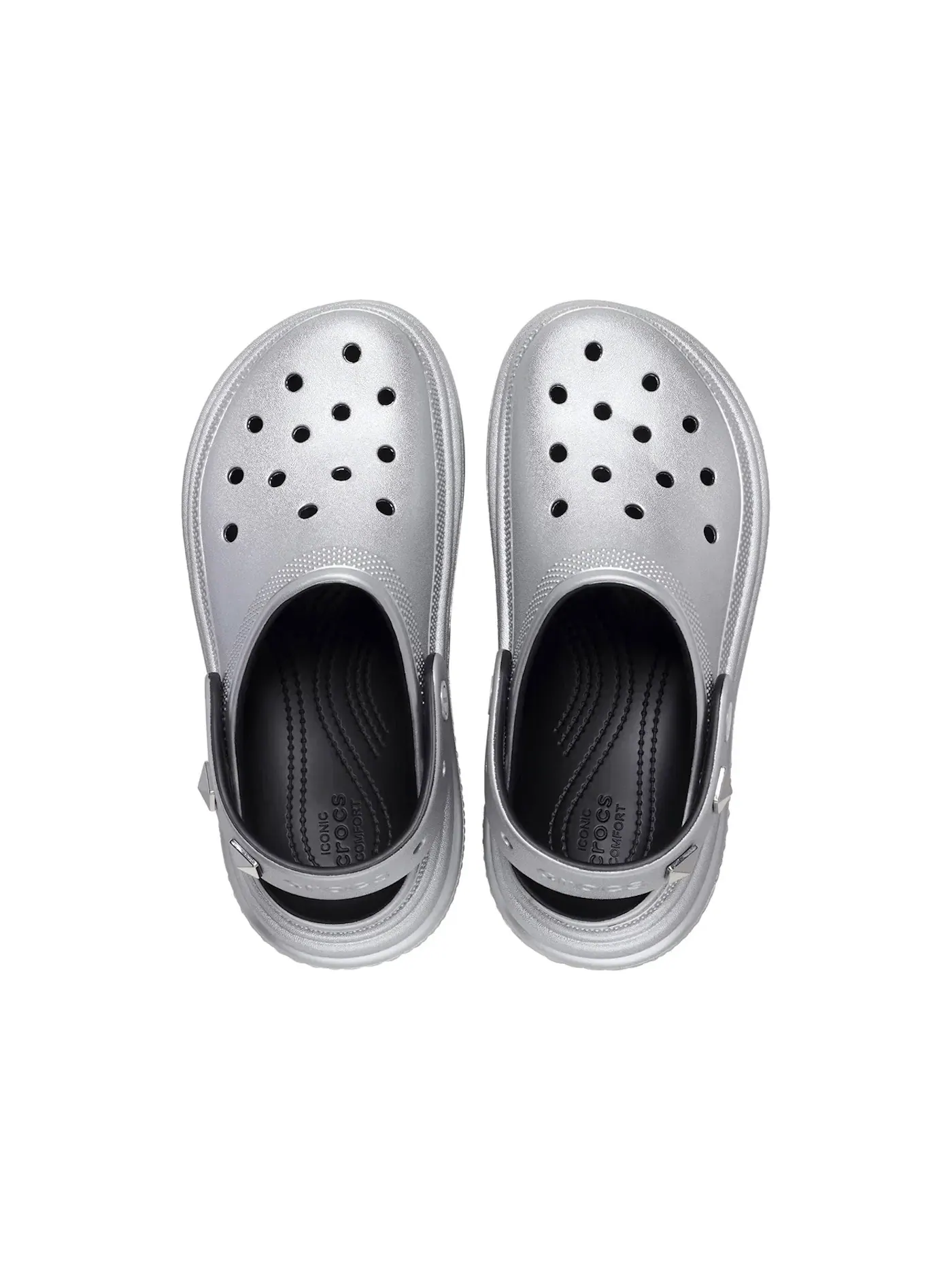 Мужские сабо Crocs Stomp Clog — изображение 2 из 2, серебряный