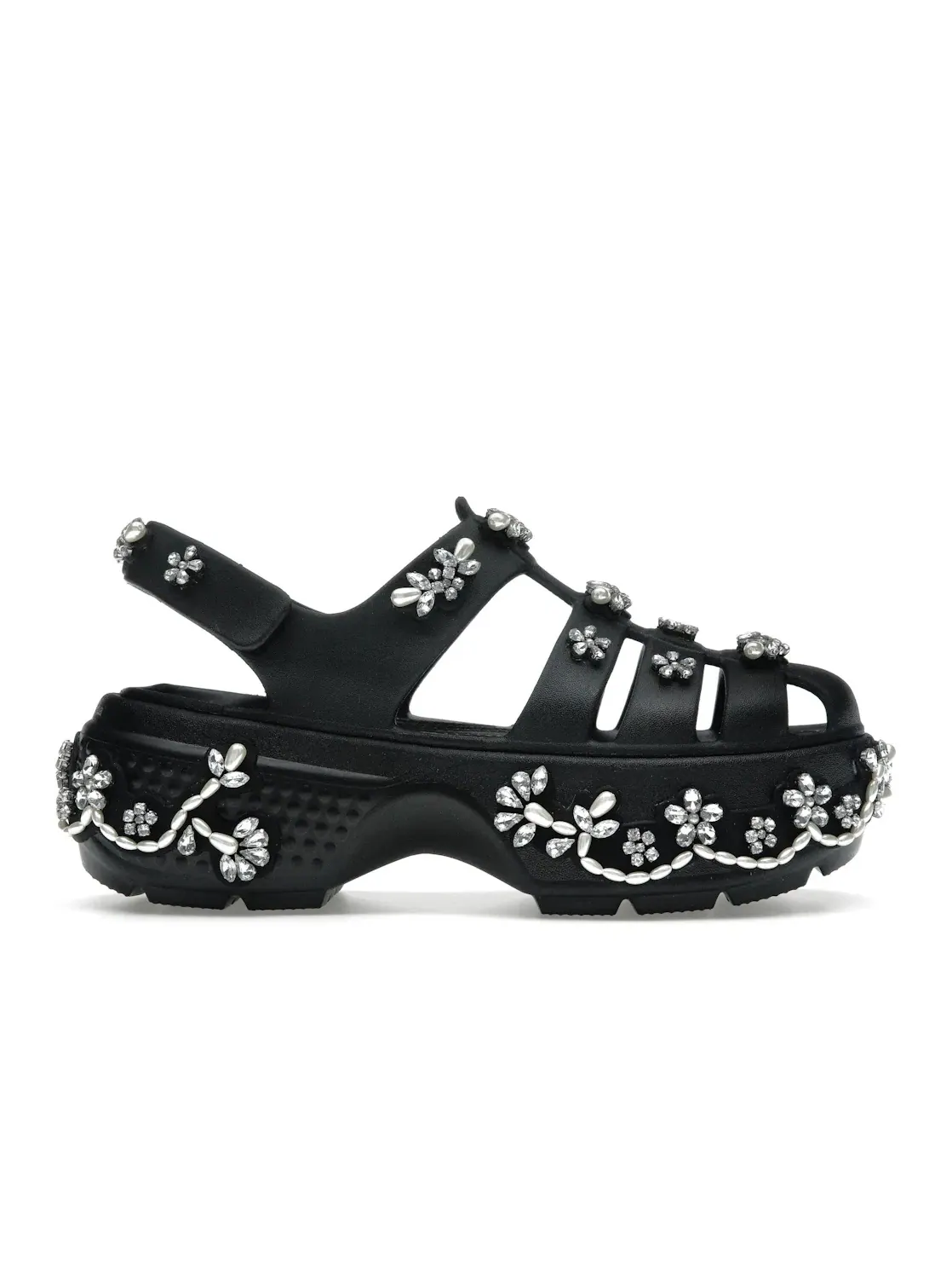 Мужские сандалии-клоги с принтом Stomp Fisherman Clog Crocs — изображение 1 из 4, черный