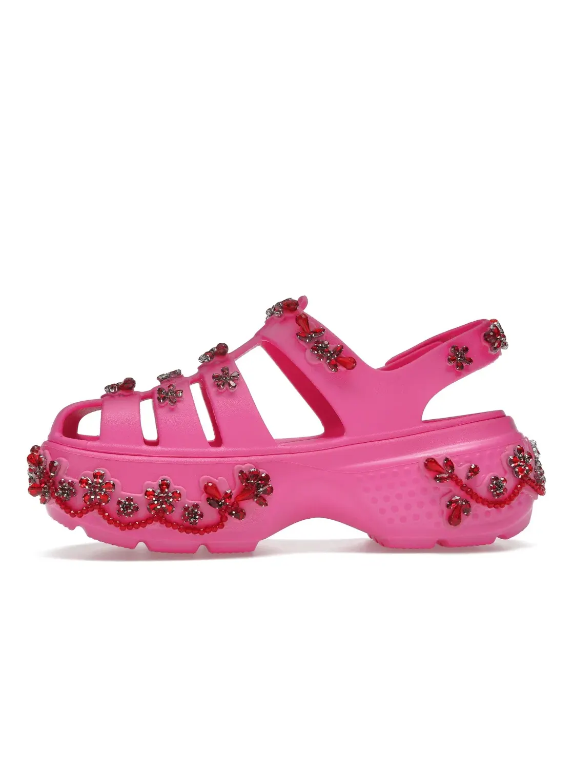 Мужские сандалии-клоги с принтом Crocs Stomp Fisherman Clog — изображение 3 из 4, розовый