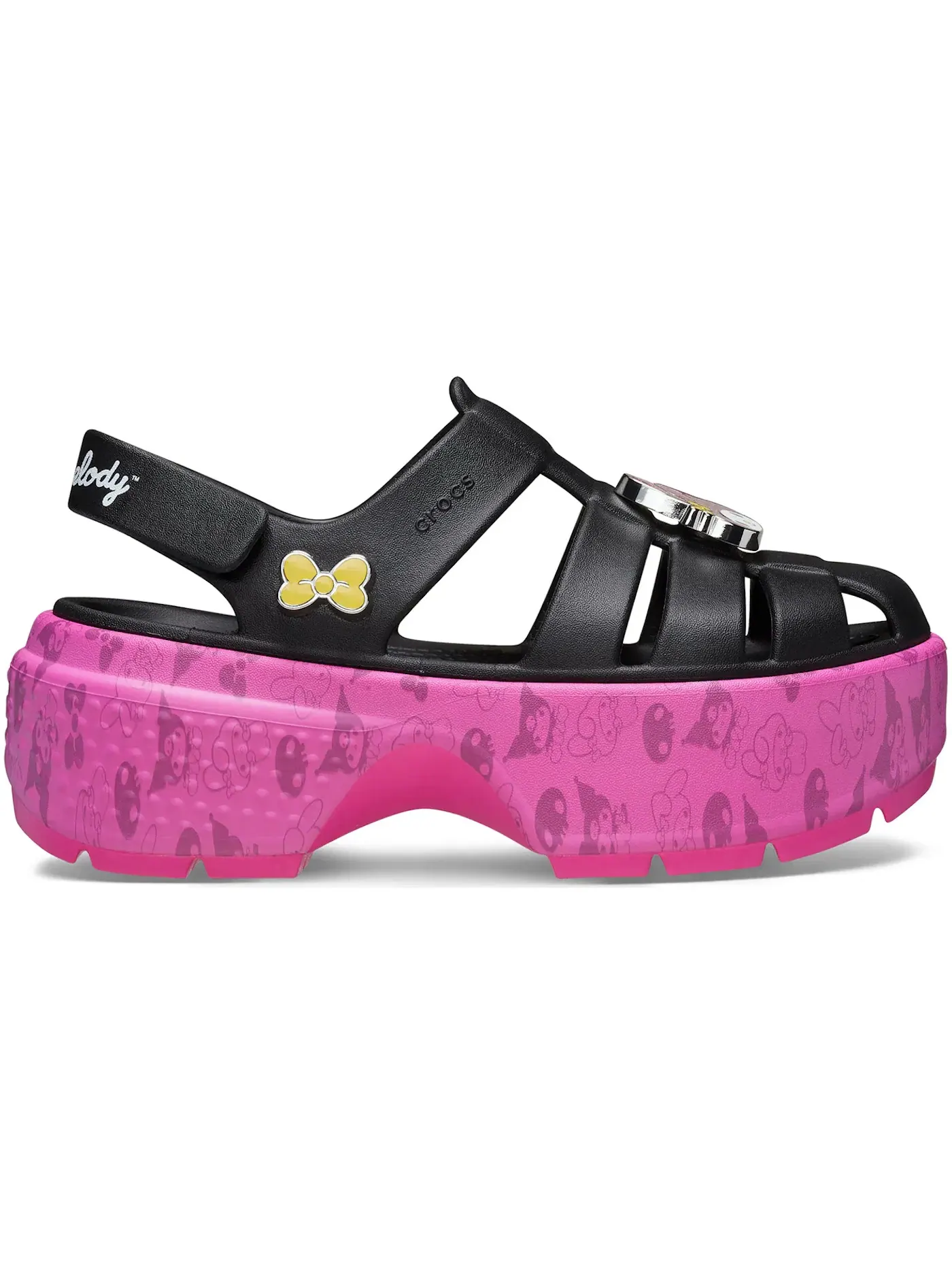 Мужские шлепанцы с принтом Crocs Stomp Slide Hello Kitty and Friends My Melody and Kuromi Crocs — изображение 1 из 2, мульти