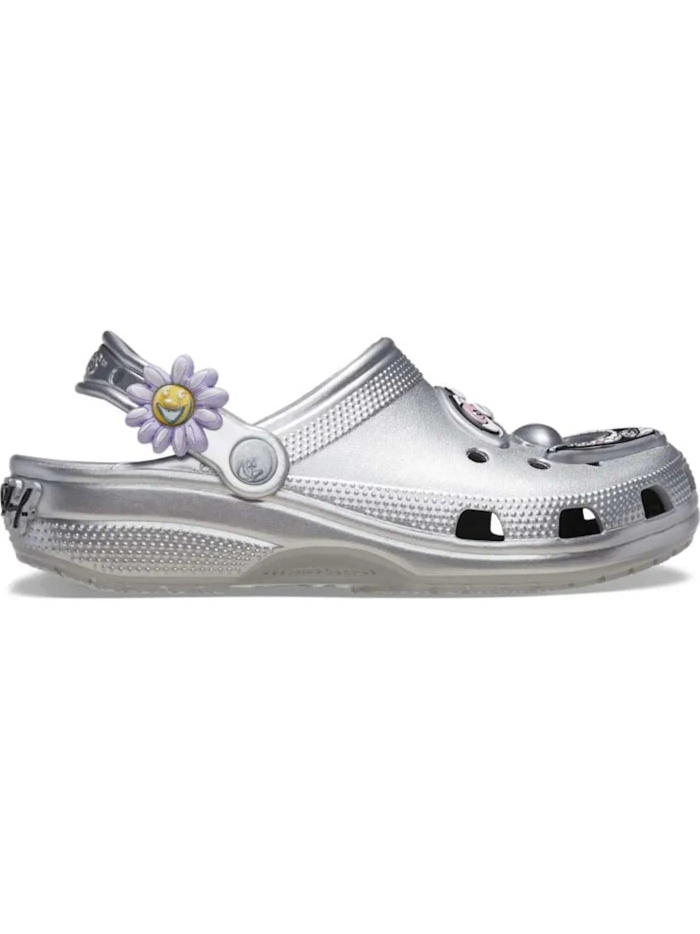 Мужские сабо Crocs x Kenny Scharf Classic Clog — изображение 1 из 2, серебряный