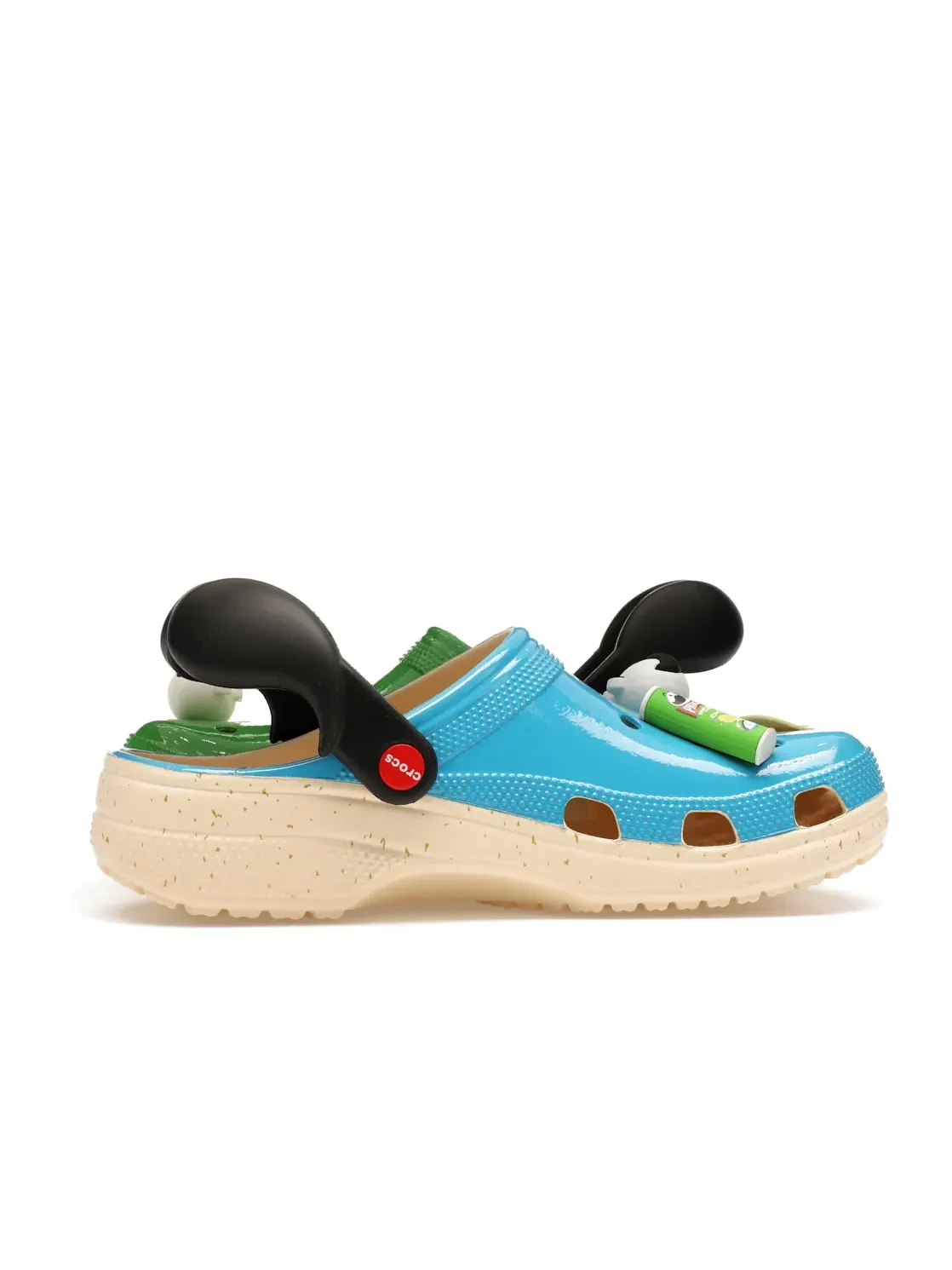 Мужские клоги Classic Clog Crocs — изображение 3 из 4, синий/зеленый