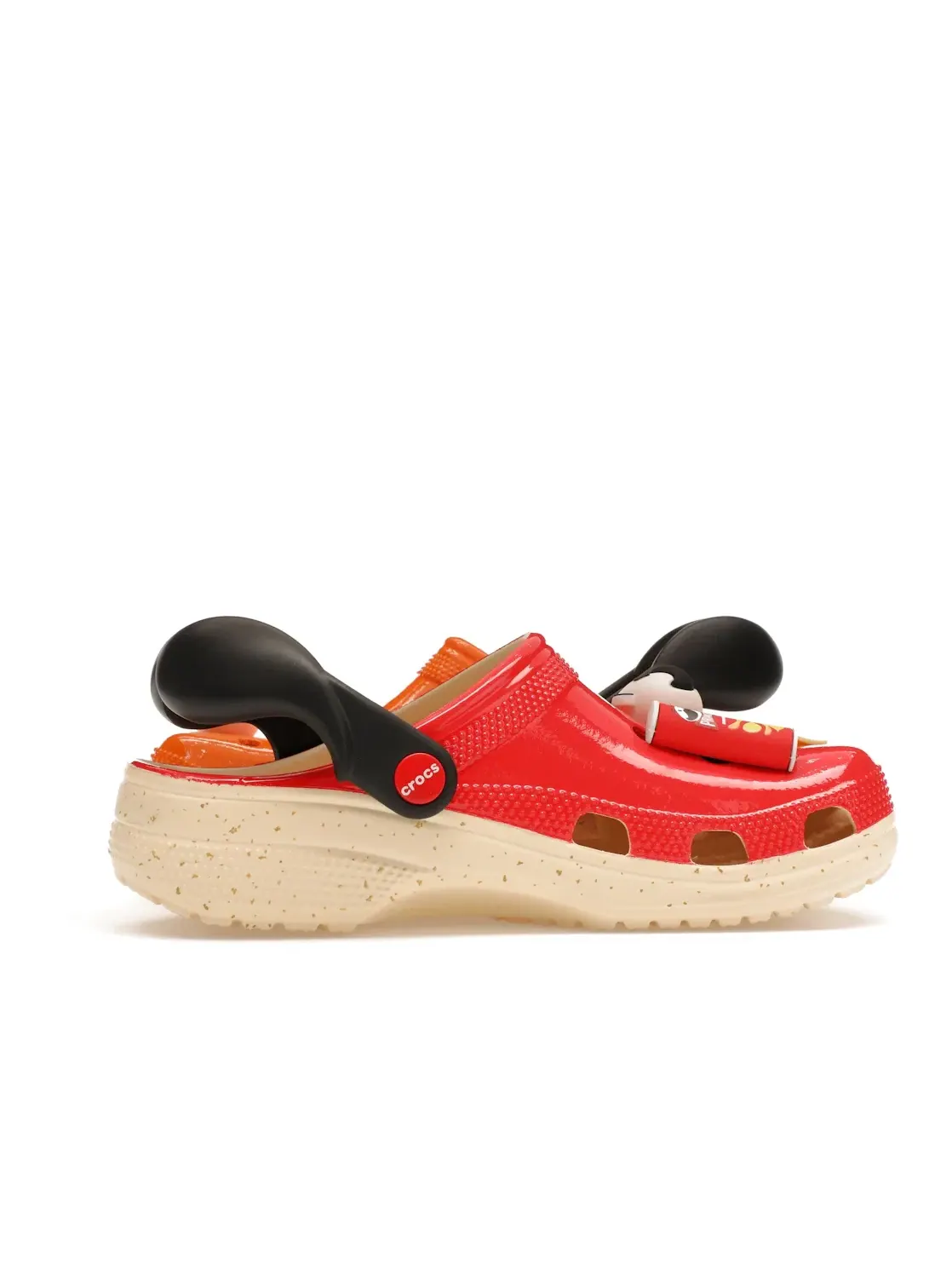 Мужские сабо-клоги Pringles Red Orange Crocs — изображение 3 из 4, красный/оранжевый