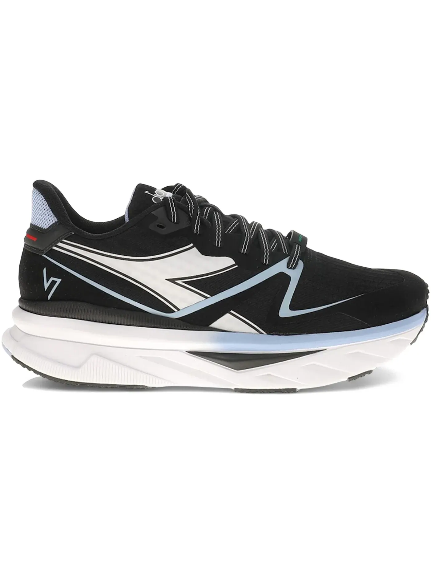 Женские кроссовки Lifestyle Diadora Atomo V7000 — изображение 1 из 1, черный/белый