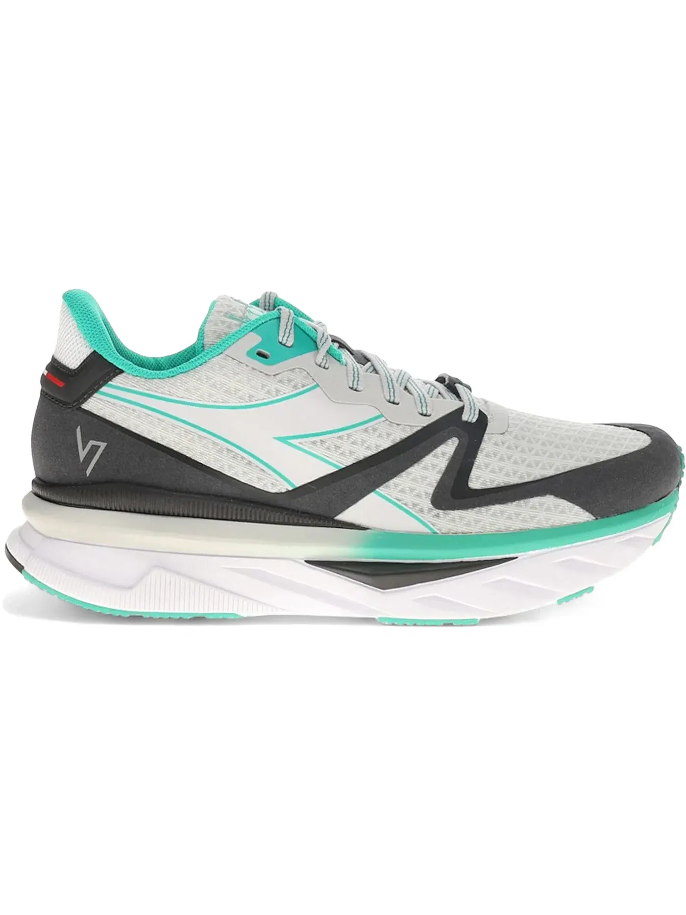 Мужские кроссовки lifestyle Diadora Atomo V7000 — изображение 1 из 1, серый/белый/черный