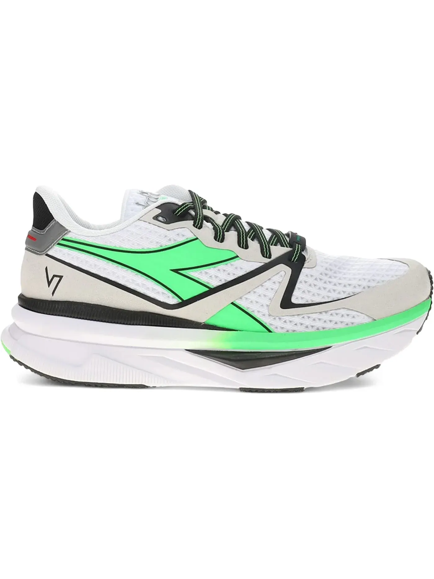 Мужские кроссовки Lifestyle Diadora Atomo V7000 — изображение 1 из 1, белый зеленый черный