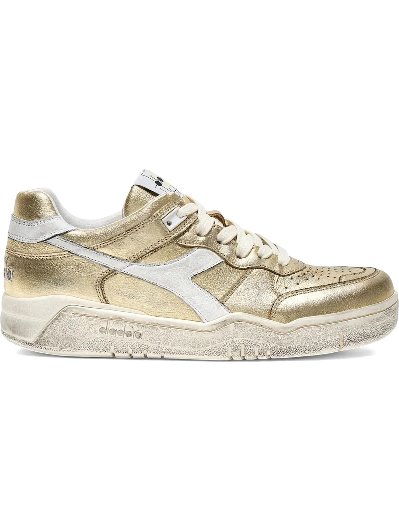 Женские кроссовки Lifestyle Diadora B.560 Metal — изображение 1 из 1, золотистый/белый