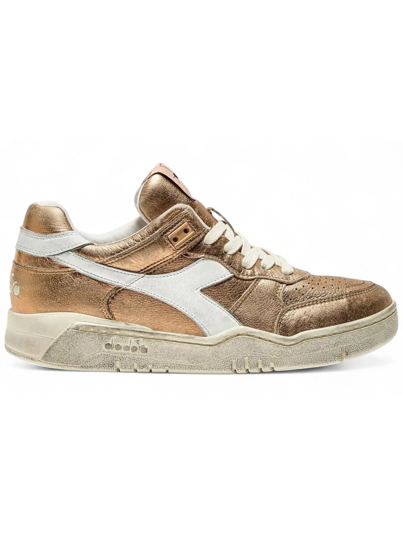 Женские кроссовки Lifestyle Diadora B.560 Metallic — изображение 1 из 1, розовый