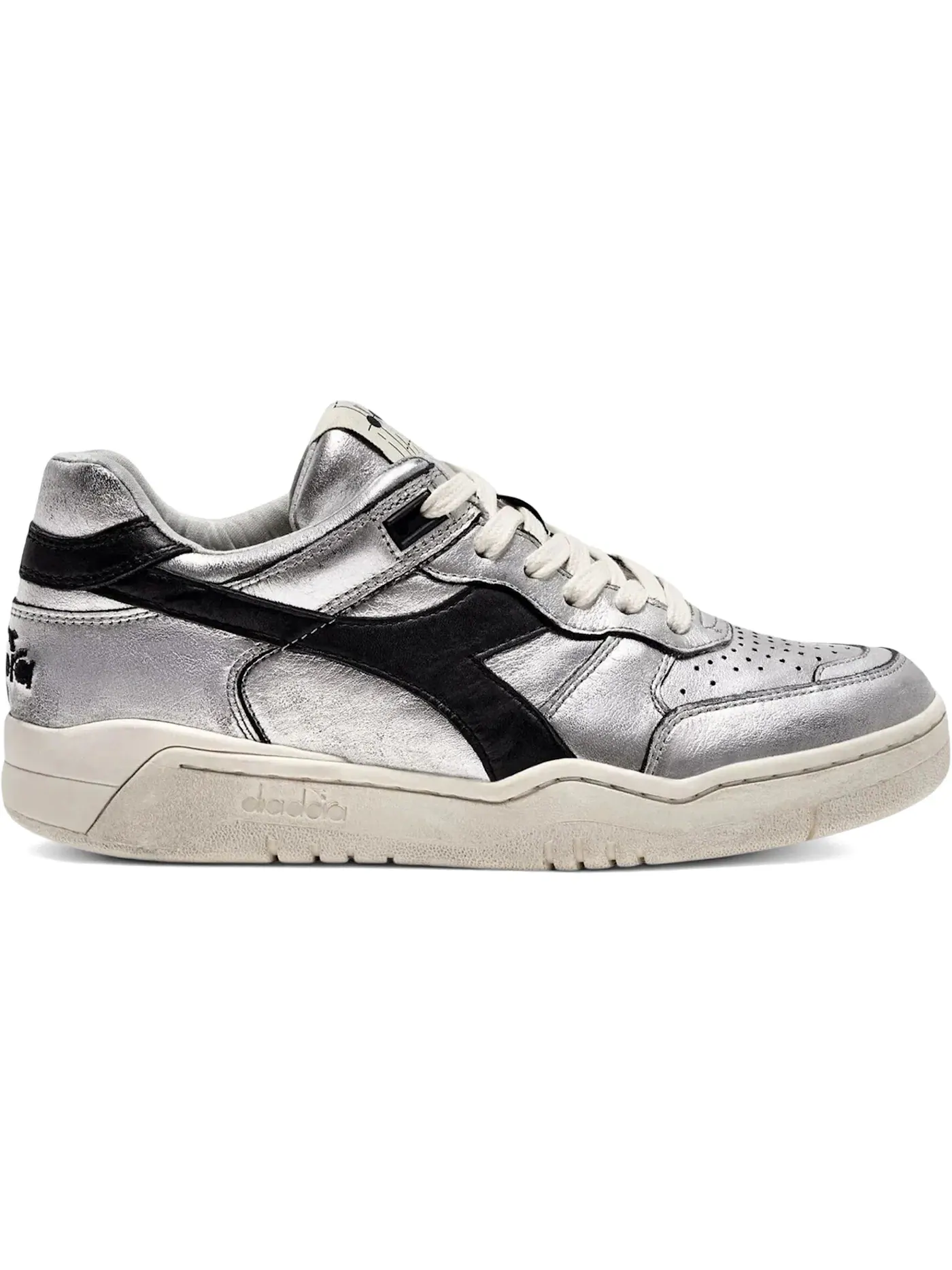 Женские кроссовки Lifestyle Diadora B.560 Silver Used WN Diadora — изображение 1 из 1, серебристый черный