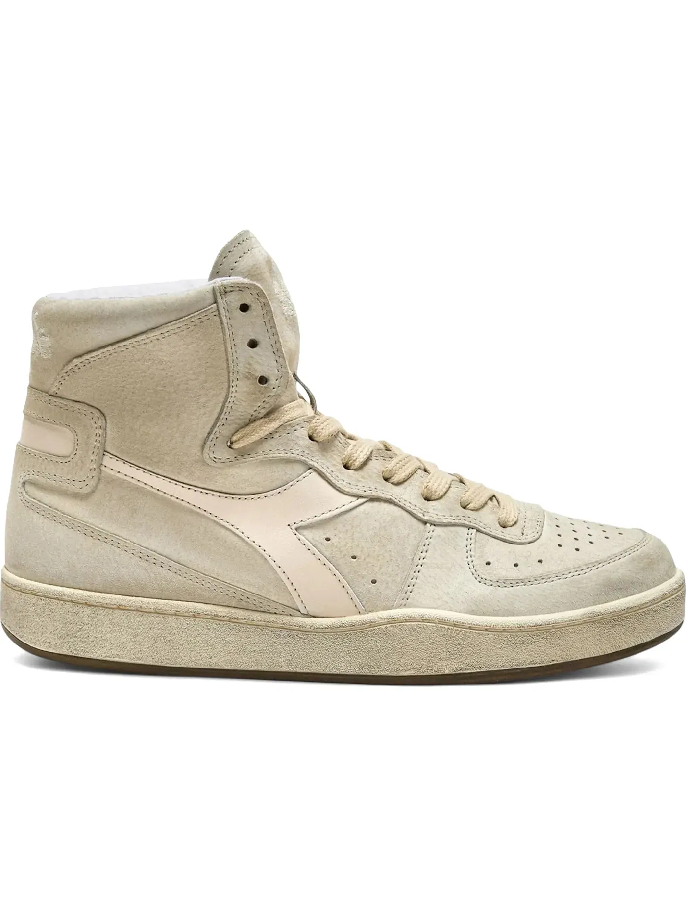 Мужские кроссовки Lifestyle Diadora Basket Suede Used Diadora — изображение 1 из 1, бежевый