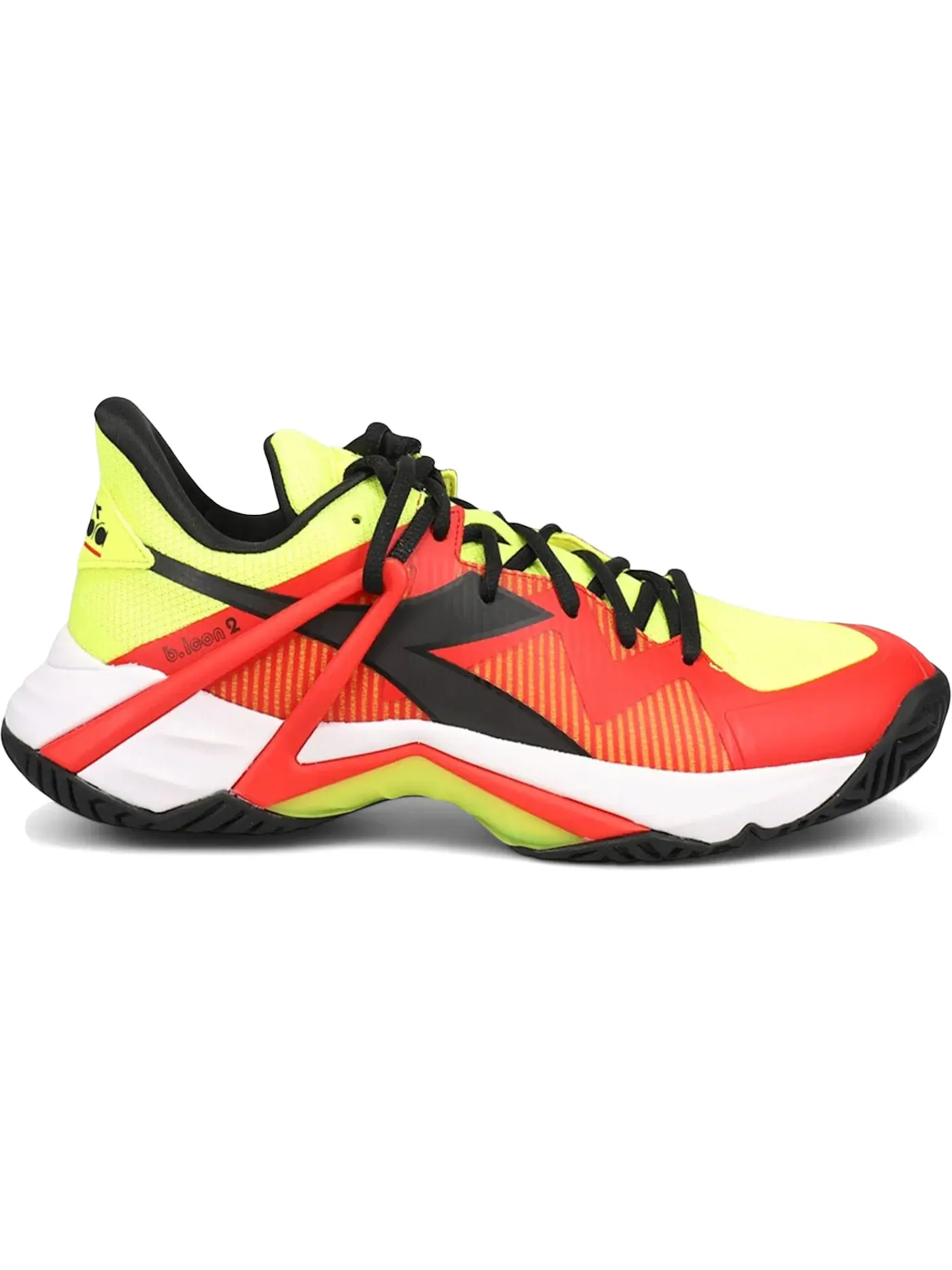 Мужские кроссовки с шипами B.Icon 2 AG Diadora — изображение 1 из 1, желтый/черный/красный