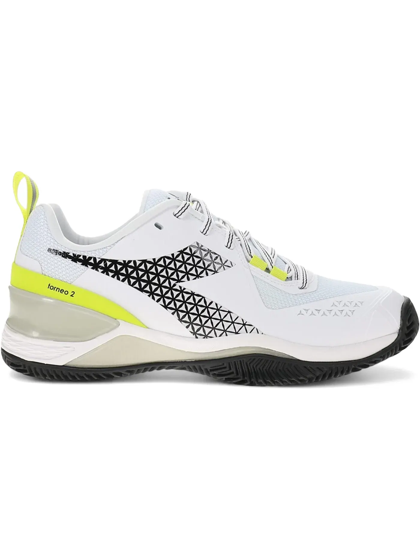 Женские кроссовки для тенниса с технологией Blushield Diadora Blushield Torneo 2 Clay — изображение 1 из 1, белый/черный