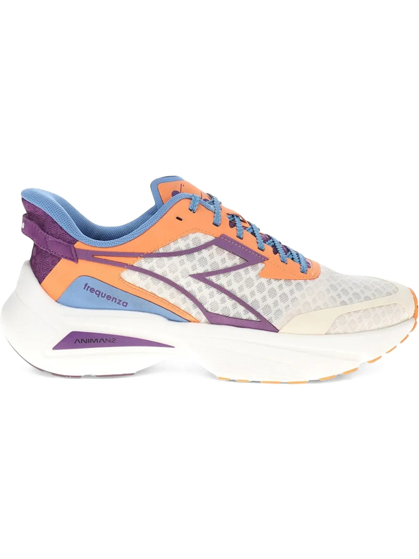 Мужские кроссовки для бега Frequenza Diadora — изображение 1 из 1, белый/фиолетовый
