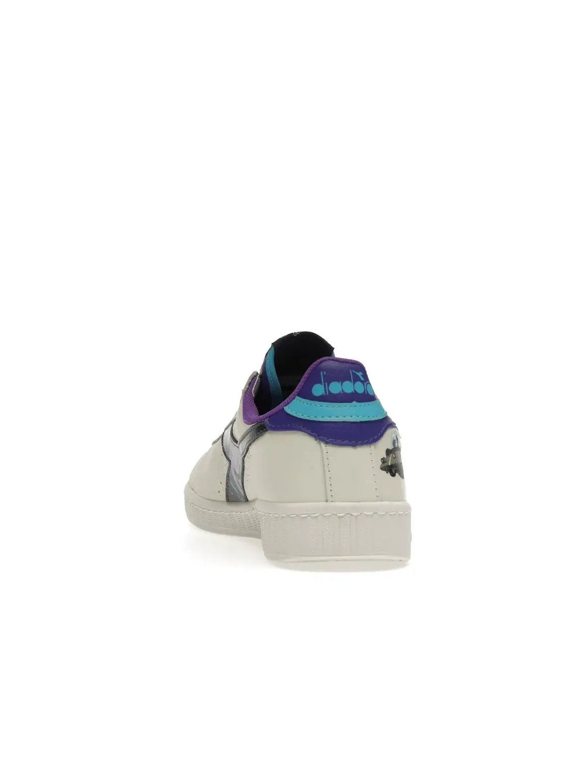 Мужские кроссовки Lifestyle Diadora Game Rick and Morty Diadora — изображение 4 из 4, белый/синий