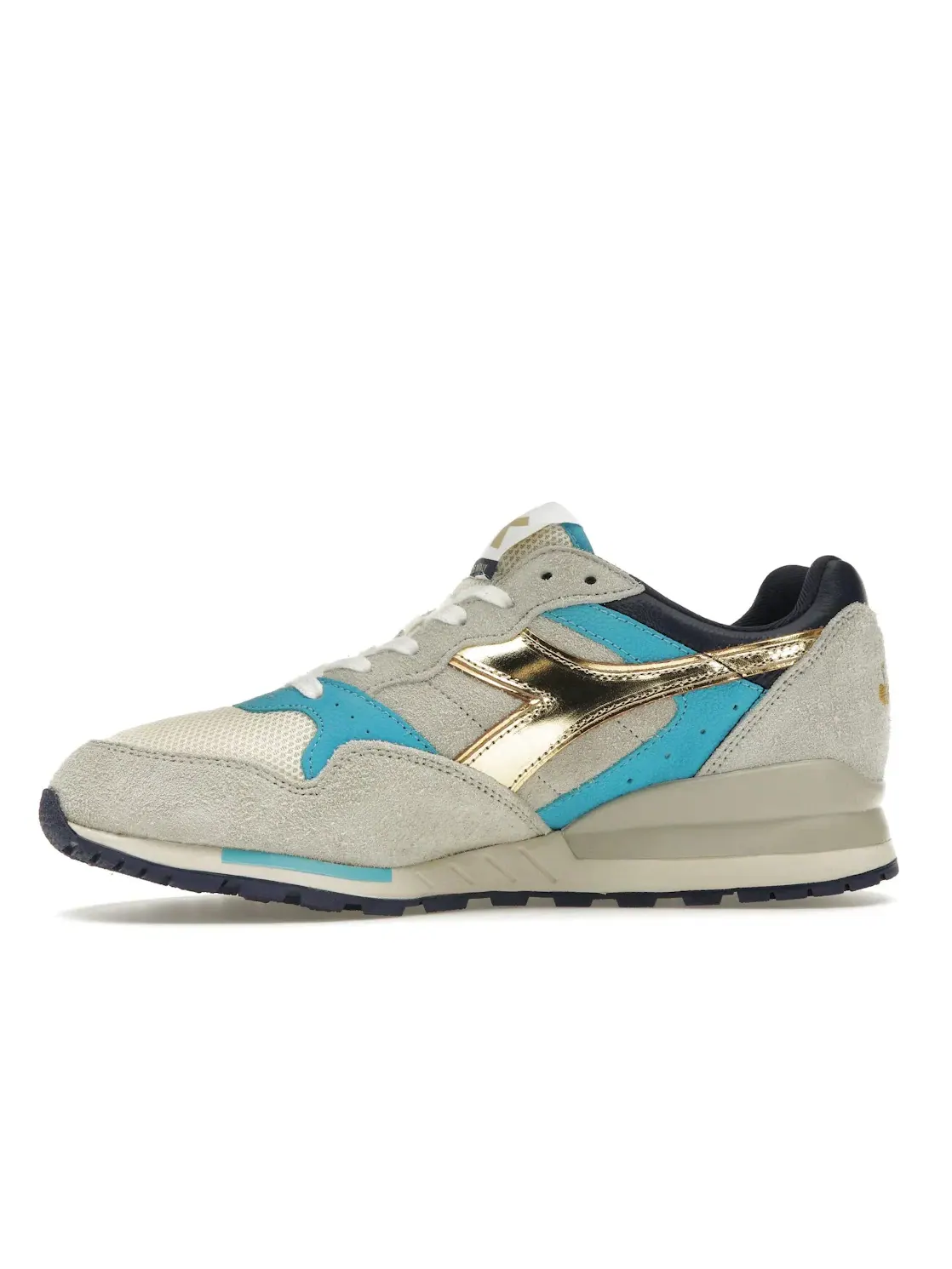 Мужские кеды Lifestyle Diadora Intrepid — изображение 3 из 4, серый/синий/золотистый