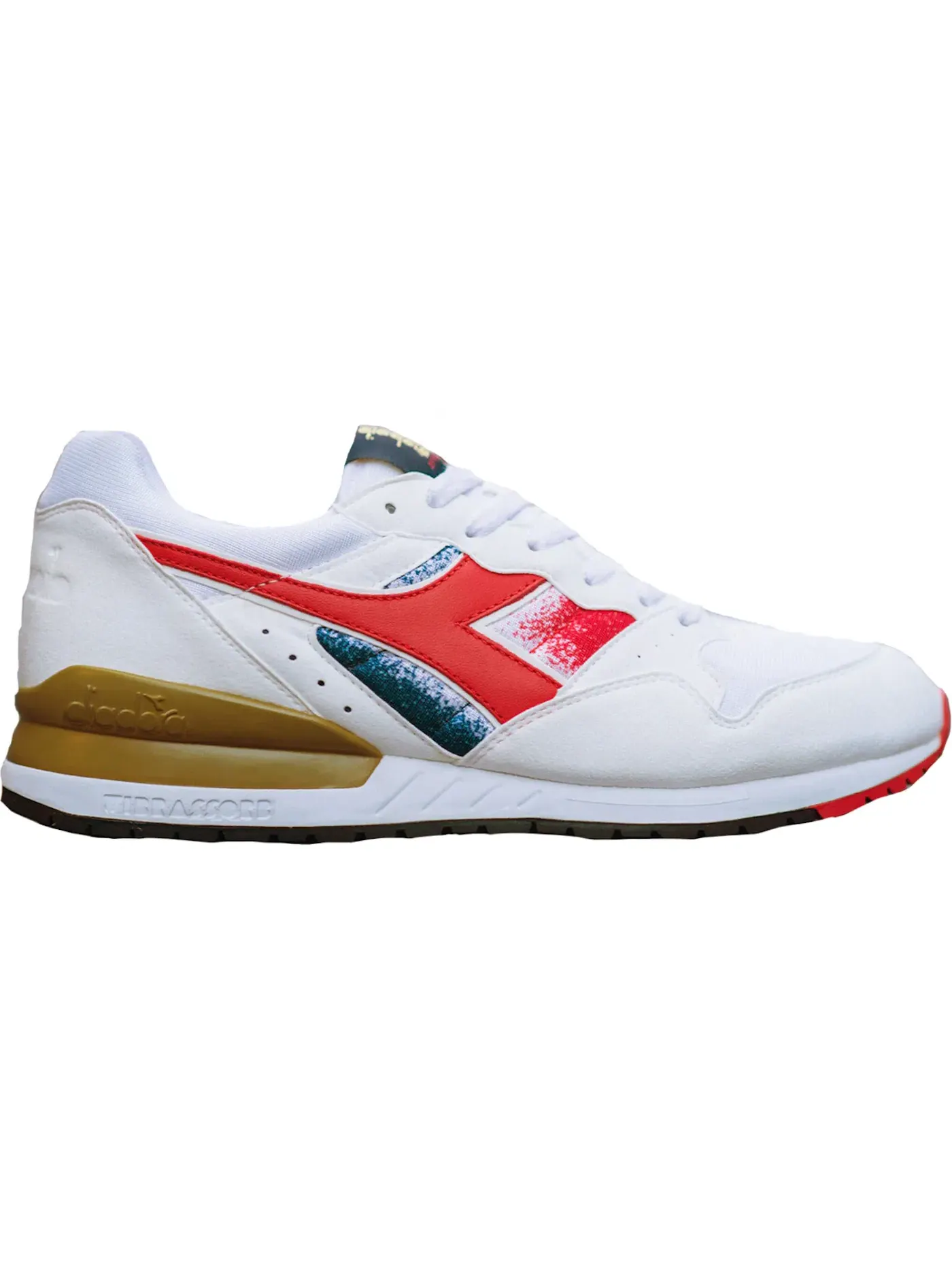 Мужские кроссовки Lifestyle Diadora Intrepid — изображение 1 из 1, белый/золотистый