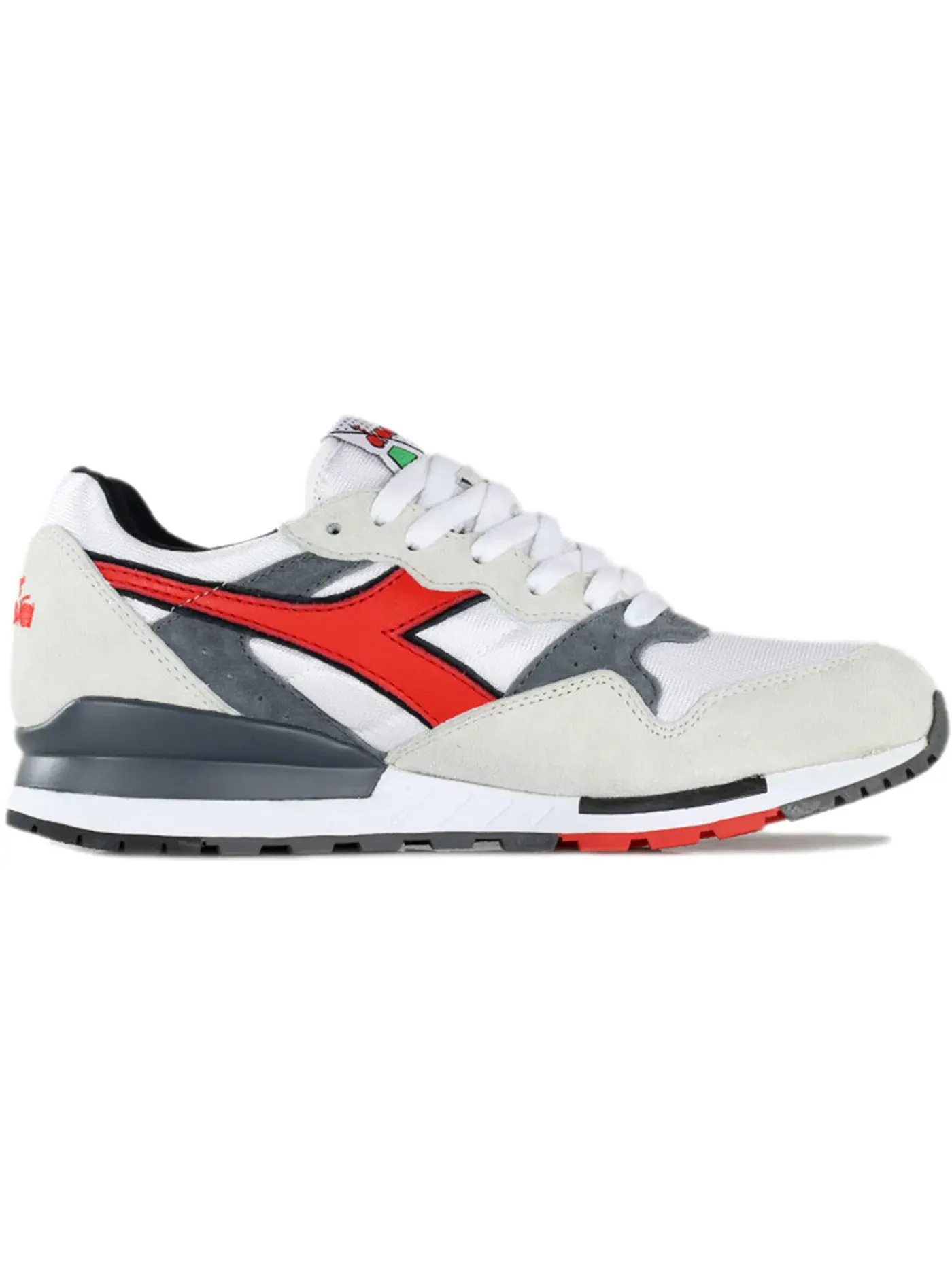 Мужские кроссовки Lifestyle Diadora Intrepid — изображение 1 из 1, белый/серый-красный