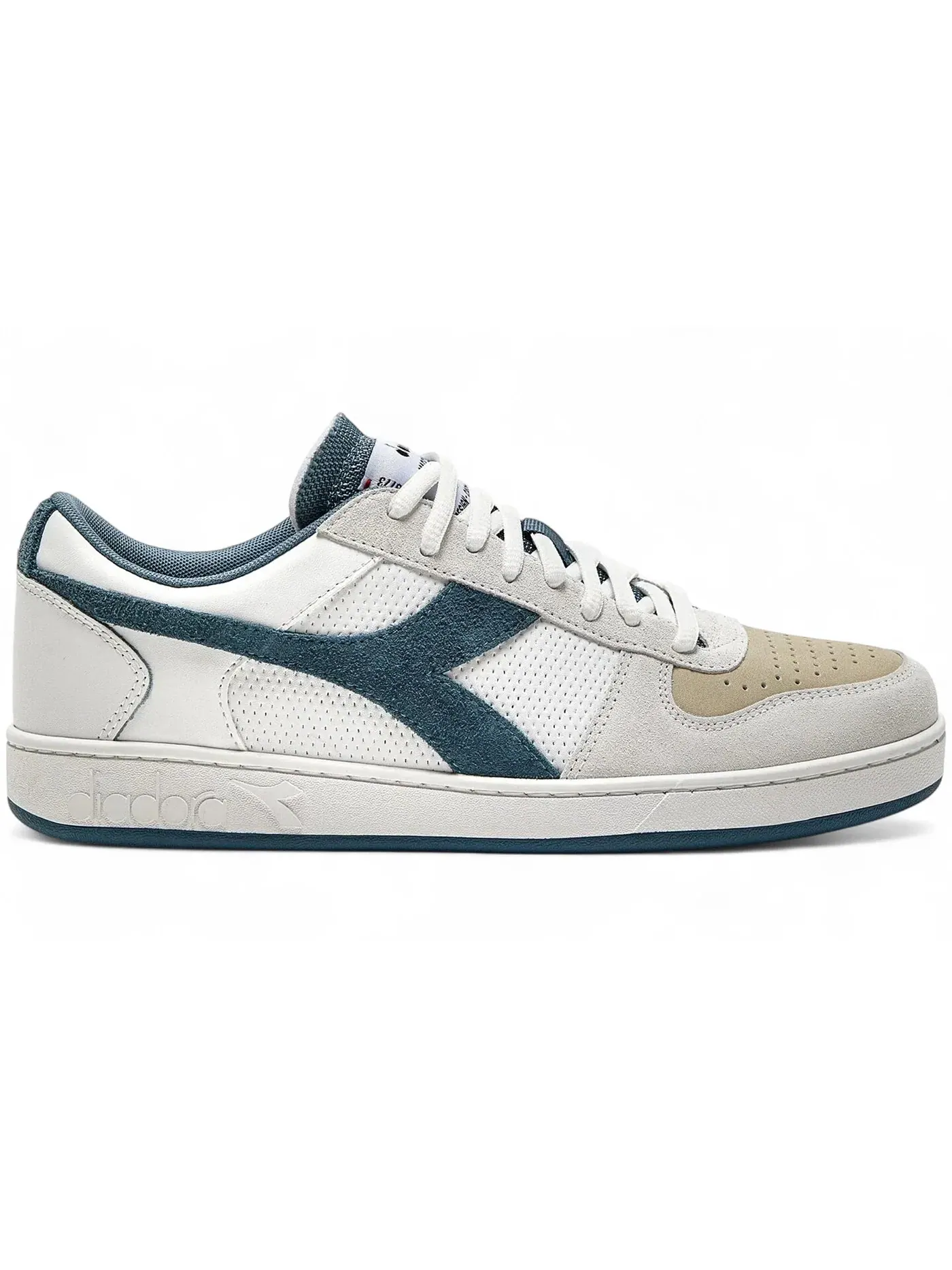 Мужские кроссовки Lifestyle Diadora Magic Basket Low Neat — изображение 1 из 1, белый