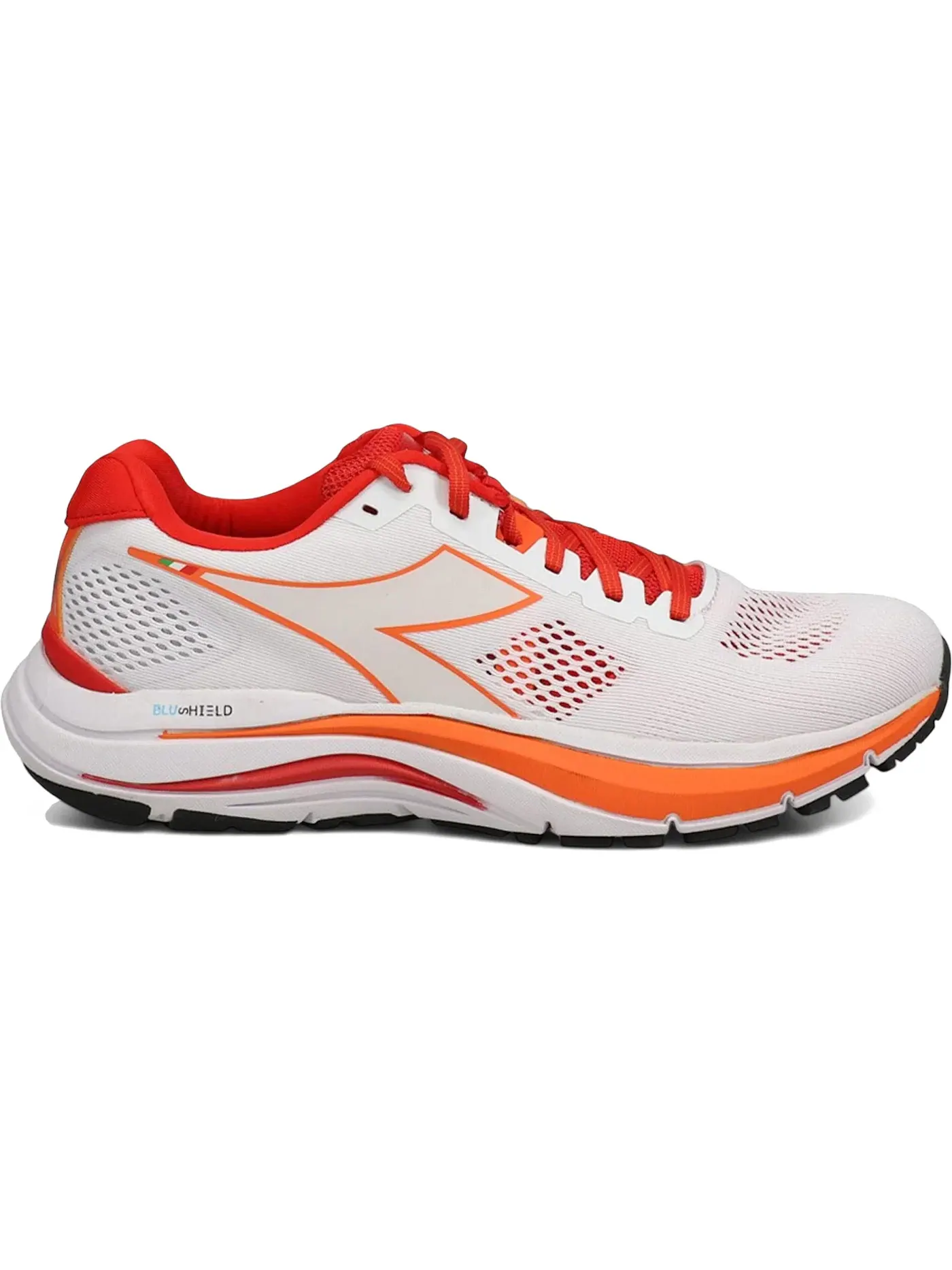 Женские кроссовки для бега Diadora Mythos Blushield 7 Vortice HIP — изображение 1 из 1, белый/красный