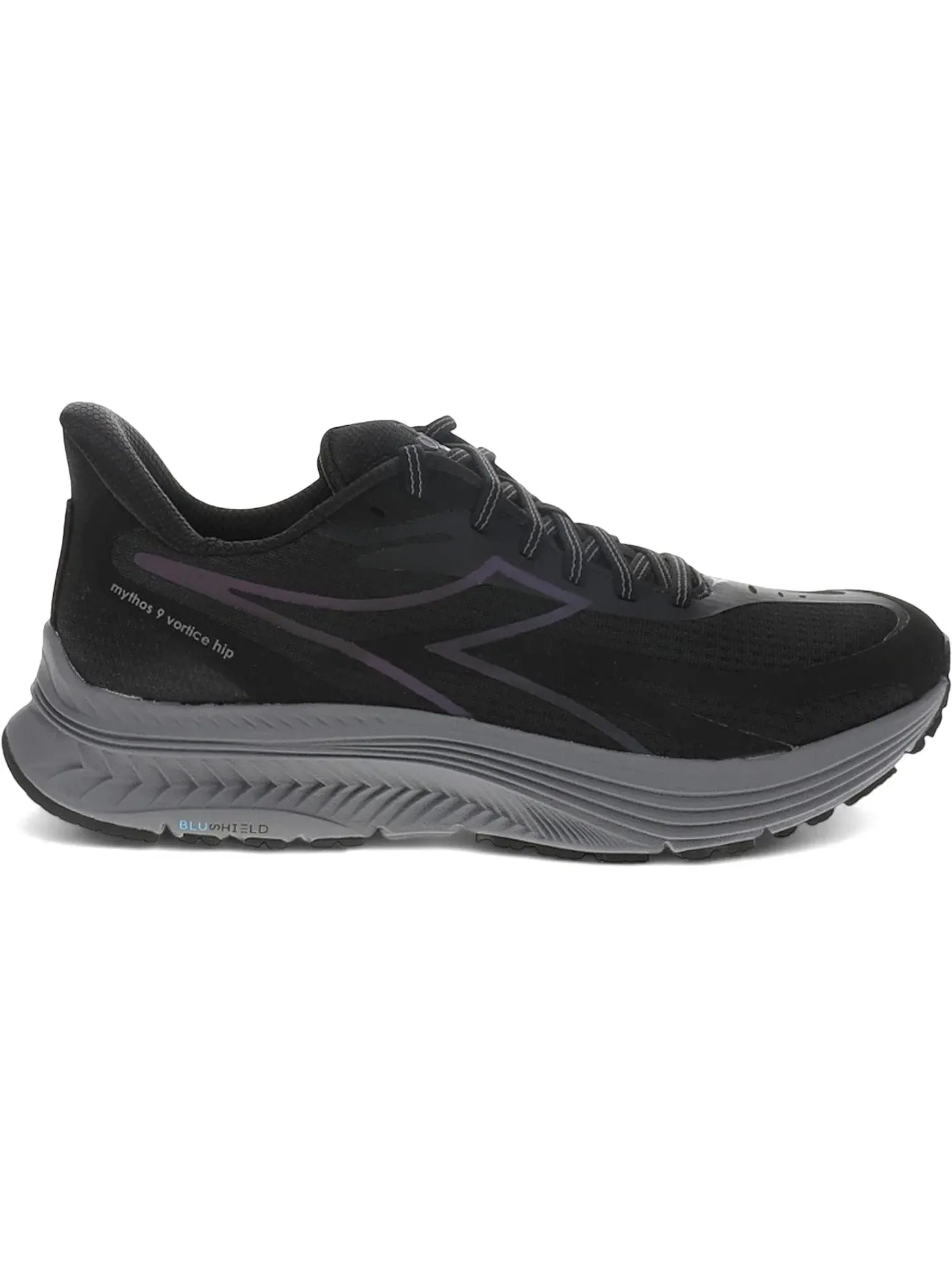 Мужские кроссовки для бега Diadora Mythos Blushield 9 Vortice HIP — изображение 1 из 1, черный