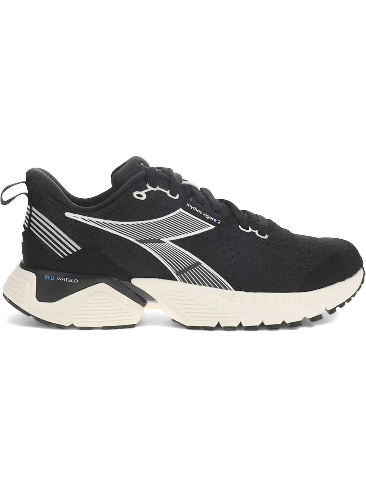 Женские кроссовки для бега Diadora Mythos Blushield Vigore 2 Diadora — изображение 1 из 1, черный/белый