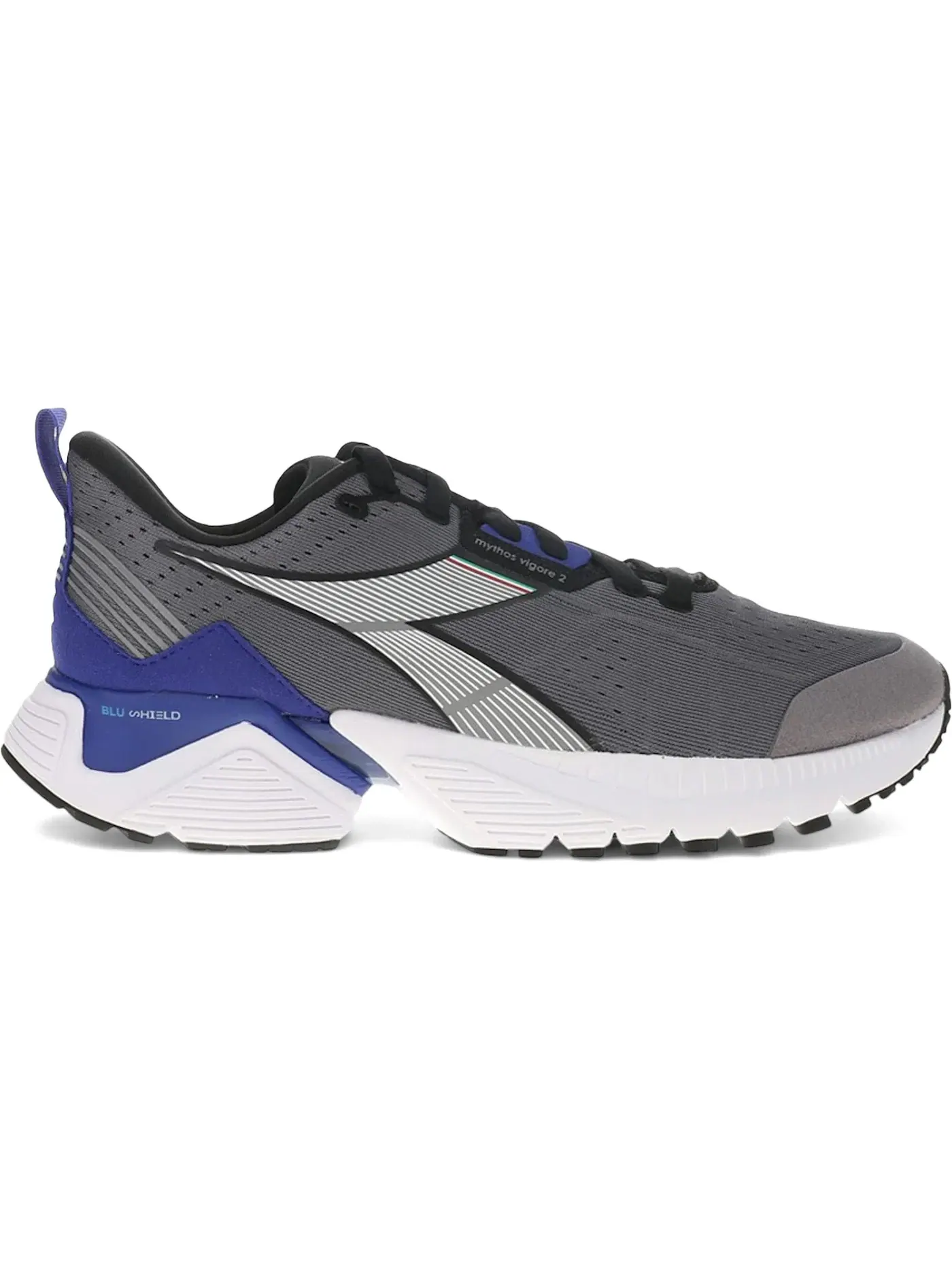 Мужские кроссовки беговые Diadora Mythos Blushield Vigore 2 — изображение 1 из 1, серый/черный