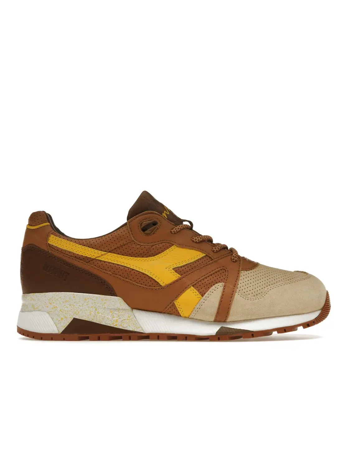 Мужские кроссовки Lifestyle Diadora N9000 — изображение 1 из 4, коричневый/желтый