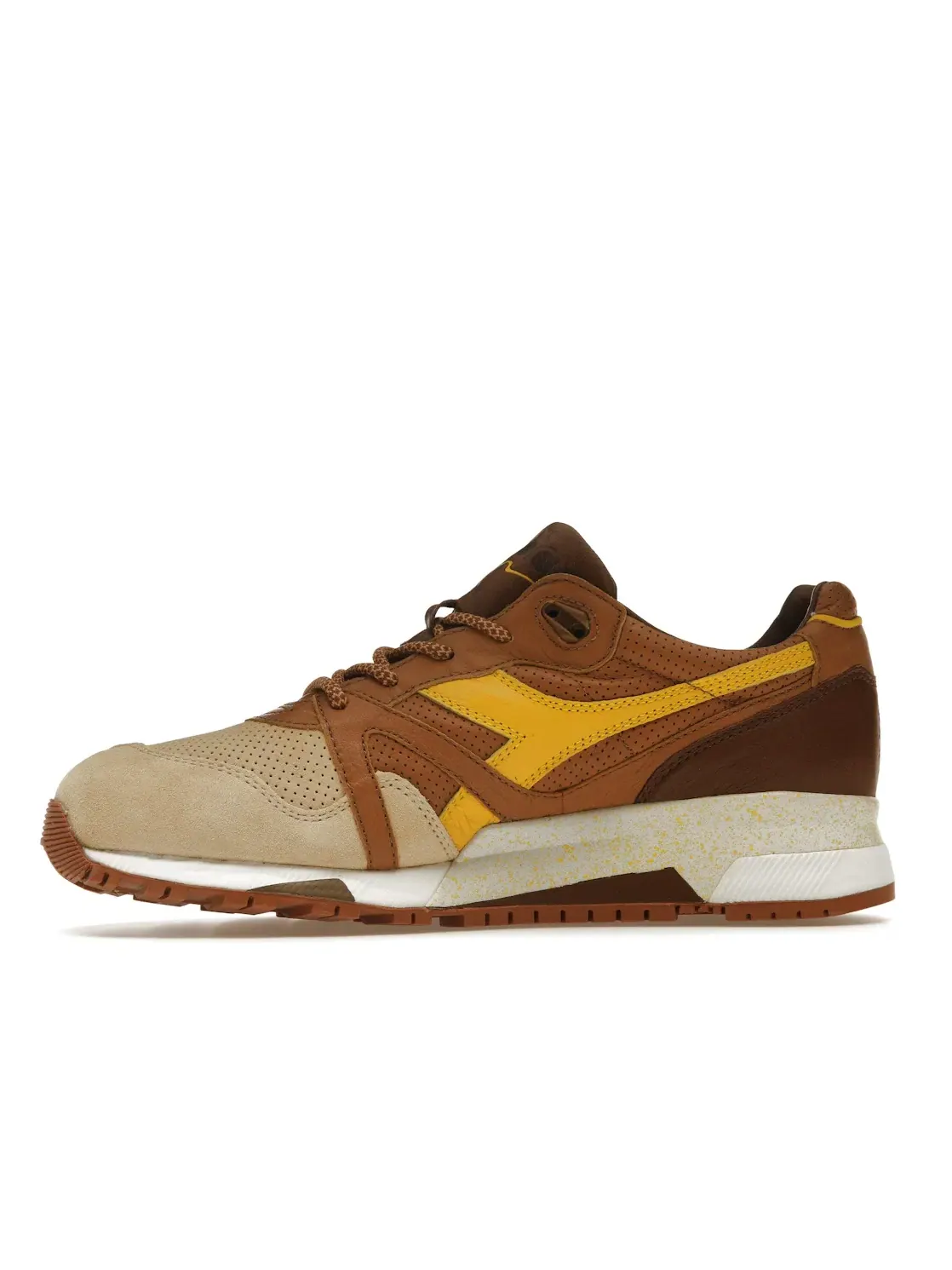 Мужские кроссовки Lifestyle Diadora N9000 — изображение 3 из 4, коричневый/желтый