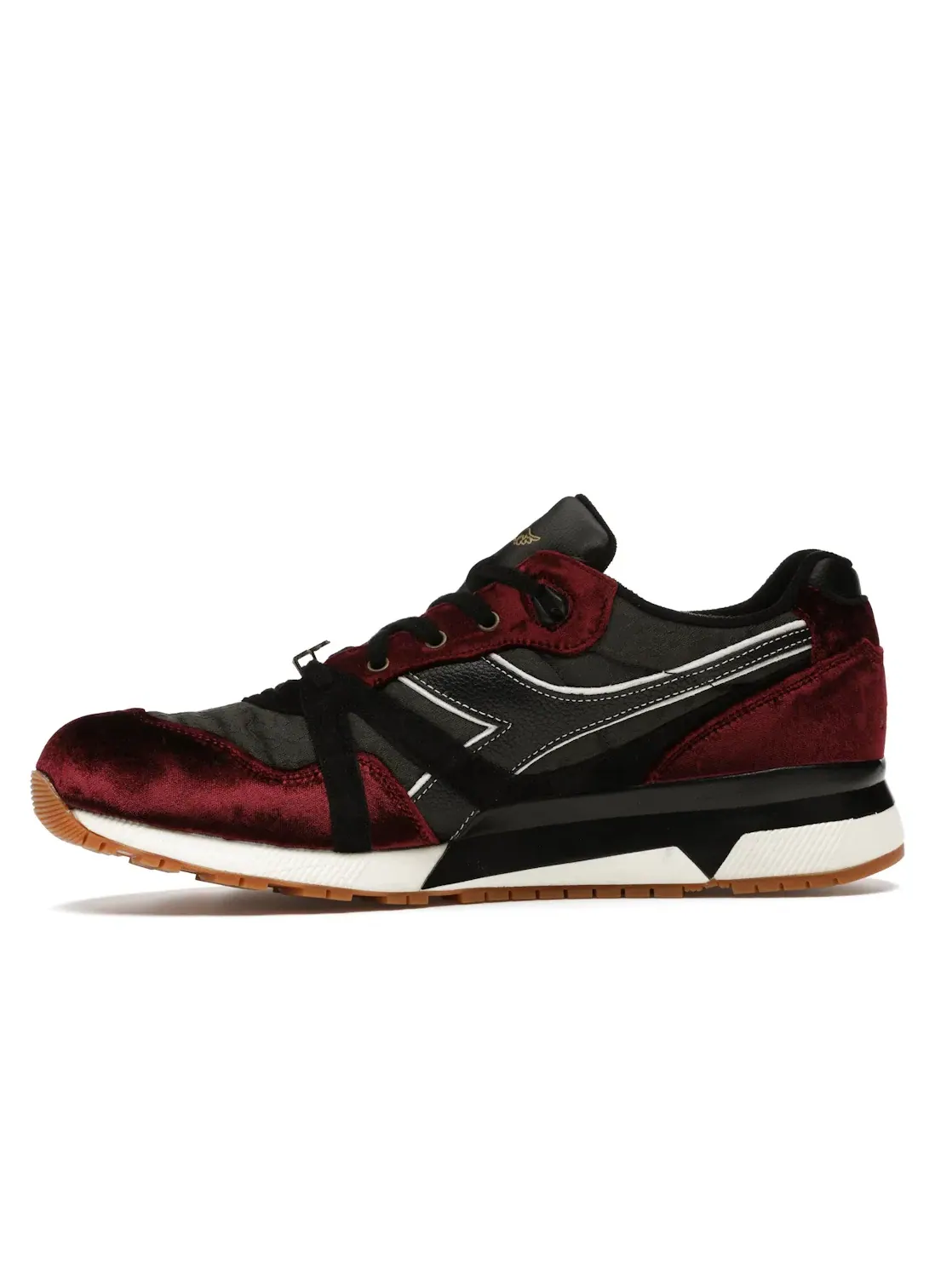 Мужские кроссовки Lifestyle Diadora N9000 — изображение 3 из 4, черный/бордовый