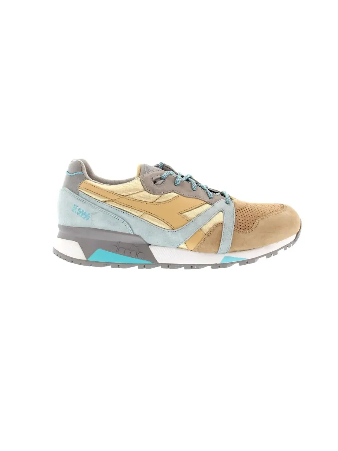 Мужские кроссовки с принтом Diadora N9000 — изображение 1 из 4, золотистый