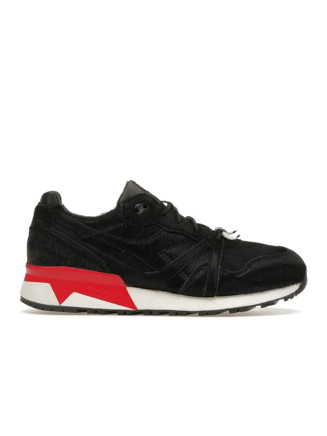 Мужские кроссовки из телячьей шерсти Diadora N9000 — изображение 1 из 4, черный/черный
