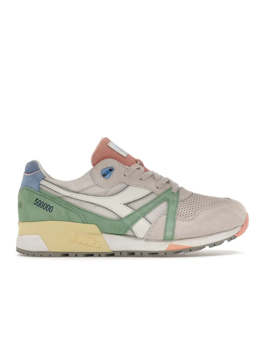 Мужские кроссовки с принтом Diadora N9000 Concepts Lira — изображение 1 из 4, серый/белый-зеленый