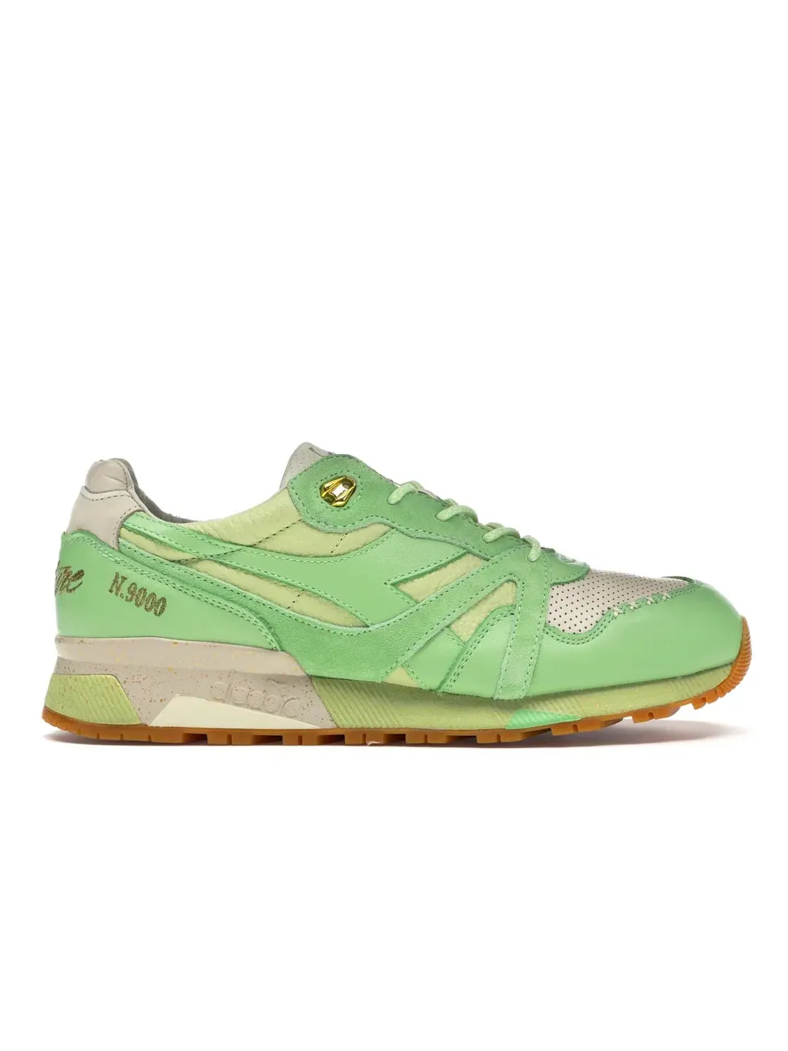 Мужские кроссовки Lifestyle Diadora N9000 Feature Pistachio — изображение 1 из 4, зеленый