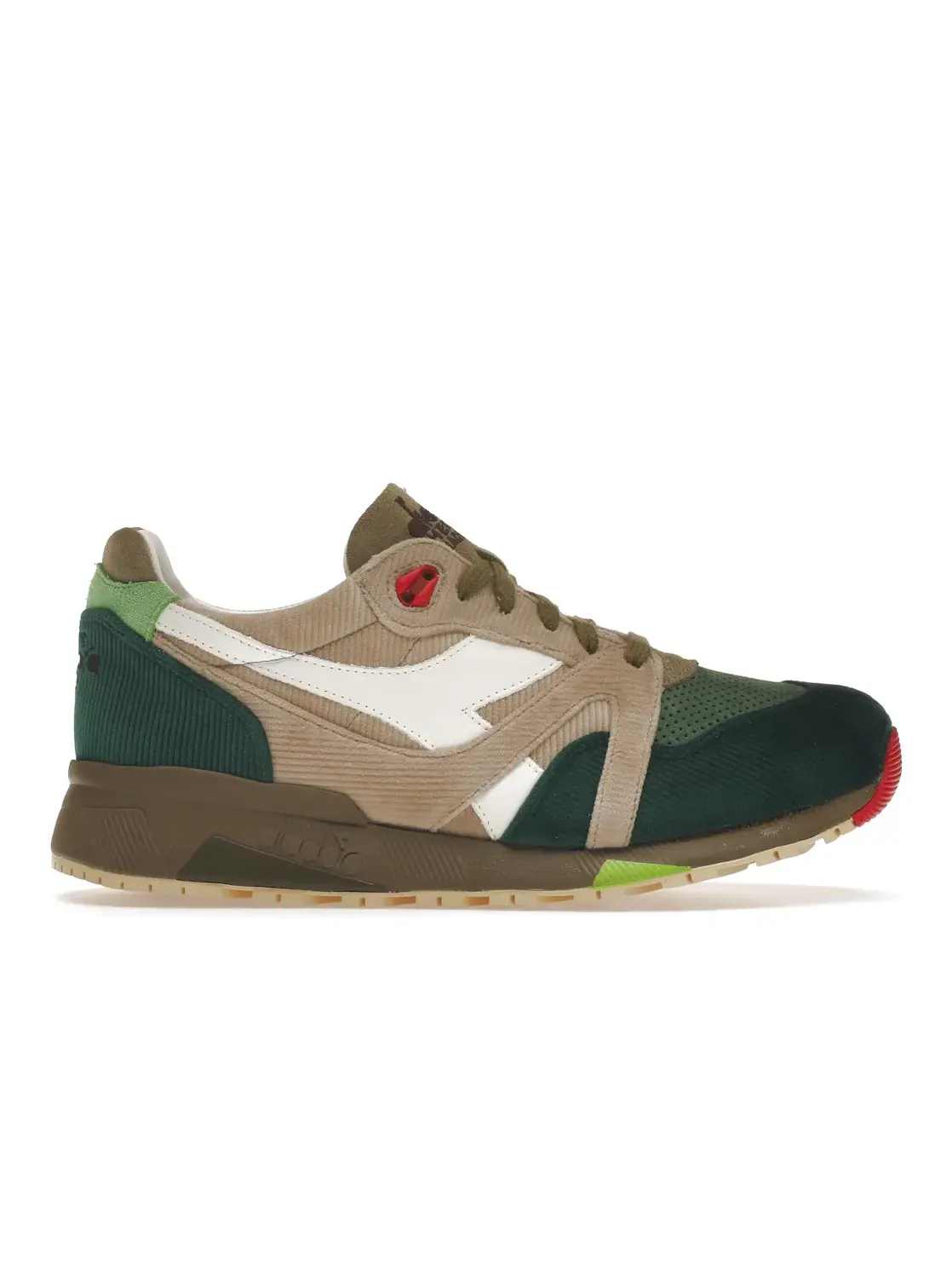 Унисекс кроссовки Lifestyle Diadora N9000 — изображение 1 из 4, кремовый/зеленый