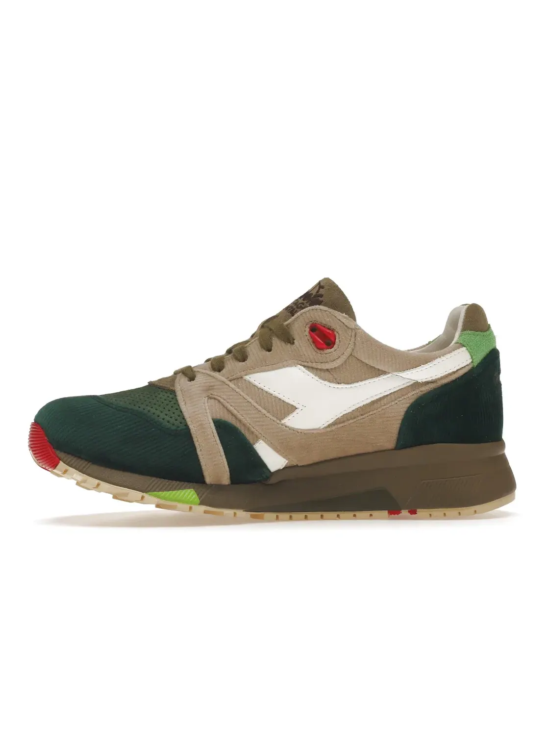 Унисекс кроссовки Lifestyle Diadora N9000 — изображение 3 из 4, кремовый/зеленый
