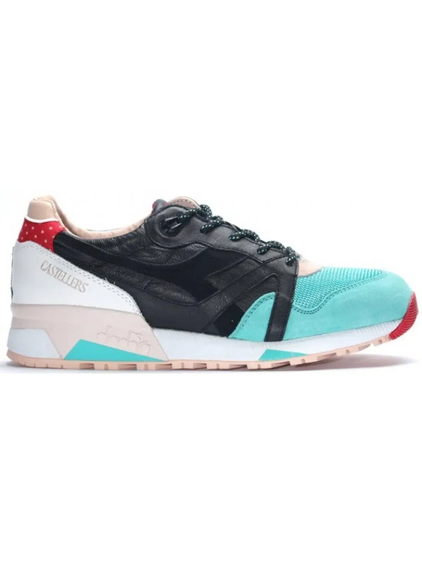 Мужские кроссовки Lifestyle Diadora N9000 — изображение 1 из 1, черный/зеленый