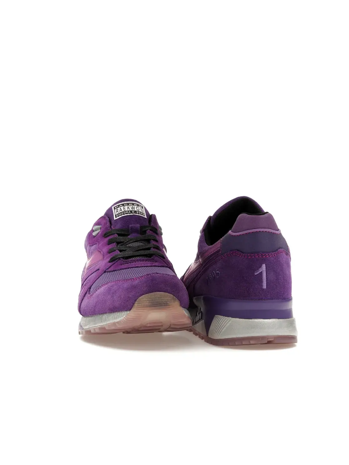 Мужские кроссовки лимитированной серии с принтом Diadora N9000 Packer Shoes x Raekwon Purple Tape — изображение 2 из 4