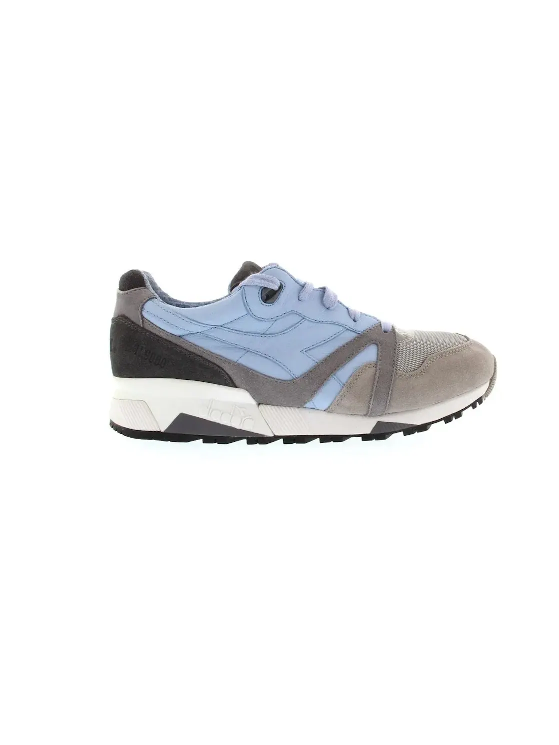 Мужские кроссовки с замшей и светоотражающей сеткой Diadora N9000 — изображение 1 из 4, светлый синий/серый
