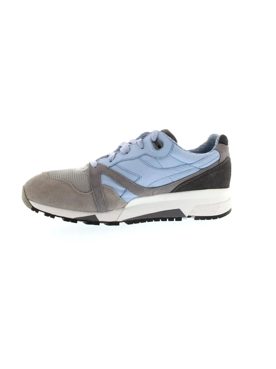 Мужские кроссовки с замшей и светоотражающей сеткой Diadora N9000 — изображение 3 из 4, светлый синий/серый