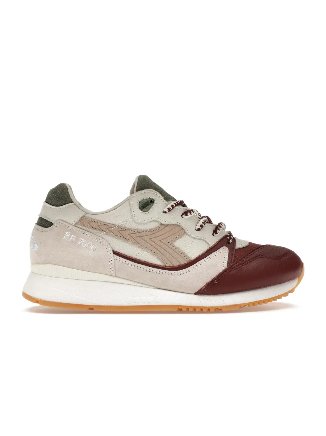 Мужские кроссовки с замшевыми вставками Diadora RF7000 Ronnie Fieg Primo — изображение 1 из 4, белый-зеленый